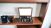 "Lumberhaze Handcrafted Rosewood Watch Box Set - Small, Medium, and Large Sizes - Elegant Storage for Timepieces"