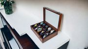"Lumberhaze Handcrafted Rosewood Watch Box Set - Small, Medium, and Large Sizes - Elegant Storage for Timepieces"
