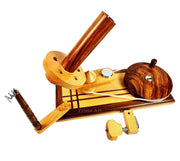 Handcrafted Wooden Yarn Winder I Swift Multi Wood - Classic Elegance for Your Crafting Needs"